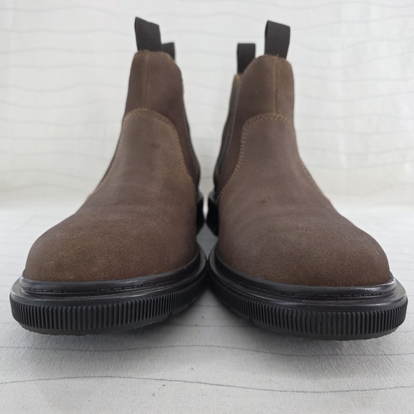 Clarks Mens Burchill Up Brown Leather Pull On Boots Shoes 261794027110 Size 12 main image 8